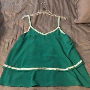 Green tank top